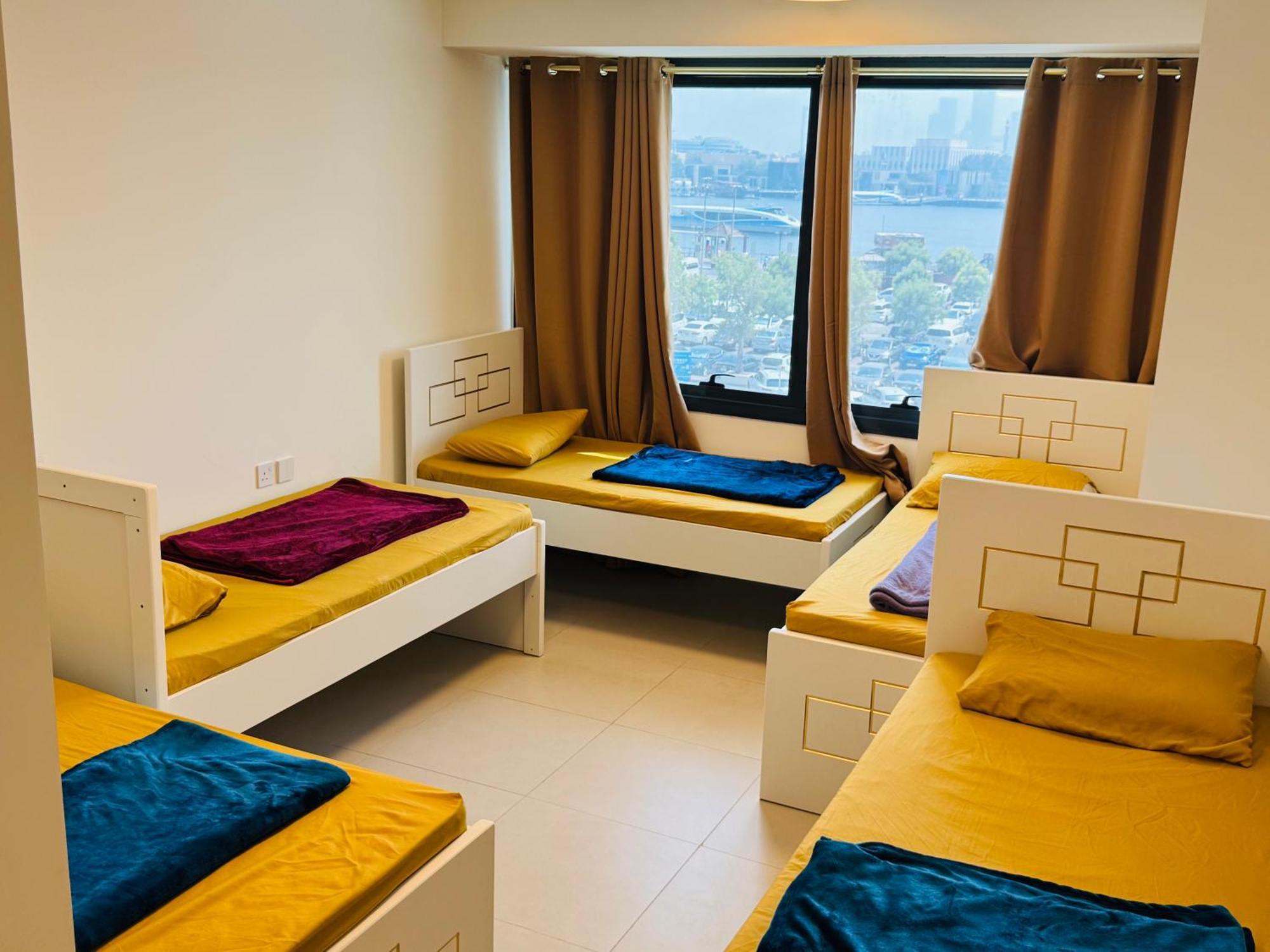 Apartment Wow Amazing Burjkhalifa,sea,sunset,ship,park View,3bhk Furnished Apartment-16 Guest,airport,metro,mall,golf,bus,park,ship Tour Near - Flat 101